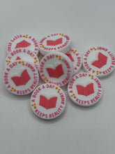 Load image into Gallery viewer, A Book A Day  Silicone Focal Bead
