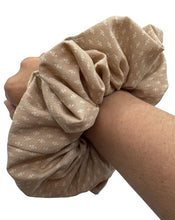 Load image into Gallery viewer, Tan XL Hair Scrunchie
