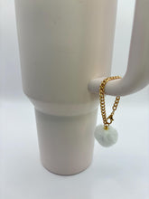 Load image into Gallery viewer, Mini Pom Pom Cup Handle Charm - tumbler charm -bag charm-  accessories
