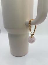 Load image into Gallery viewer, Mini Pom Pom Cup Handle Charm - tumbler charm -bag charm-  accessories
