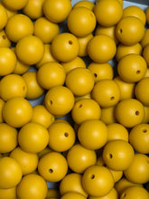 Load image into Gallery viewer, Mustard Yellow Silicone Beads
