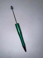 Load image into Gallery viewer, Beadable Plastic Pen, Pen Blank, DIY Pen -Green
