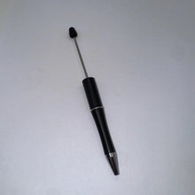 Load image into Gallery viewer, Beadable Plastic Pen, Pen Blank, DIY Pen -Black
