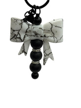 Load image into Gallery viewer, Marble Bow Keychain -Cute Purse Charm
