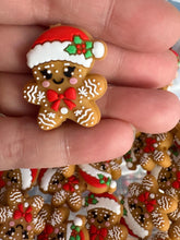 Load image into Gallery viewer, Gingerbread Silicone Focal Bead
