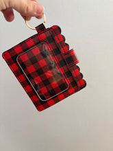Load image into Gallery viewer, Red Plaid ID Wallet
