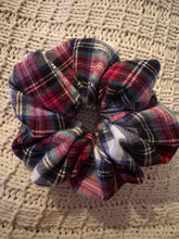 Load image into Gallery viewer, Flannel Scrunchie | Handmade Oversized Hair Tie
