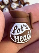 Load image into Gallery viewer, Pot Head Coffee 3D Silicone Focal Bead
