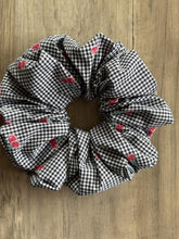 Load image into Gallery viewer, Cherry Gingham XL Scrunchie
