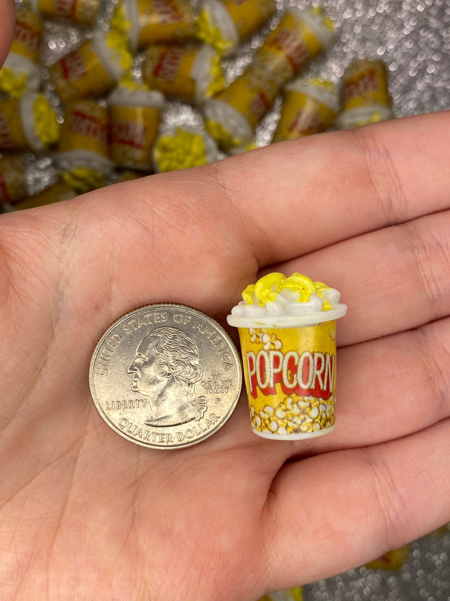 Popcorn Charms 5 pieces