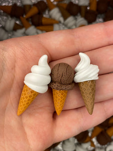 Ice Cream Cone Charms