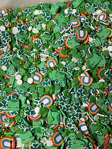 St Patrick’s Day Polymer Clay Sprinkles mix 0.5 oz bag