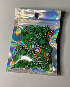 St Patrick’s Day Polymer Clay Sprinkles mix 0.5 oz bag