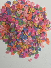 Load image into Gallery viewer, Tiny Conversation Hearts Polymer Clay Sprinkles 0.5 oz bag
