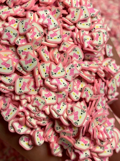 Kitty Polymer Clay Slices 5mm 0.5 oz bag